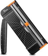 Paper Cutter with Extended Ruler and Angle Guide for Crafts Photos and Cards