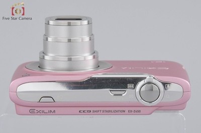 Casio EXILIM EX-Z450 Pink 12.1 MP Digital Camera w/ Box [Very Good