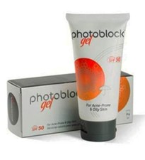 Photoblock Gel SPF 50 For Acne - Prone Oily Skin 75g Sunscreen Beauty Care