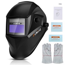 Welding Helmet Auto Darkening,True Color Welding Hood Solar Powered 3.66  1....