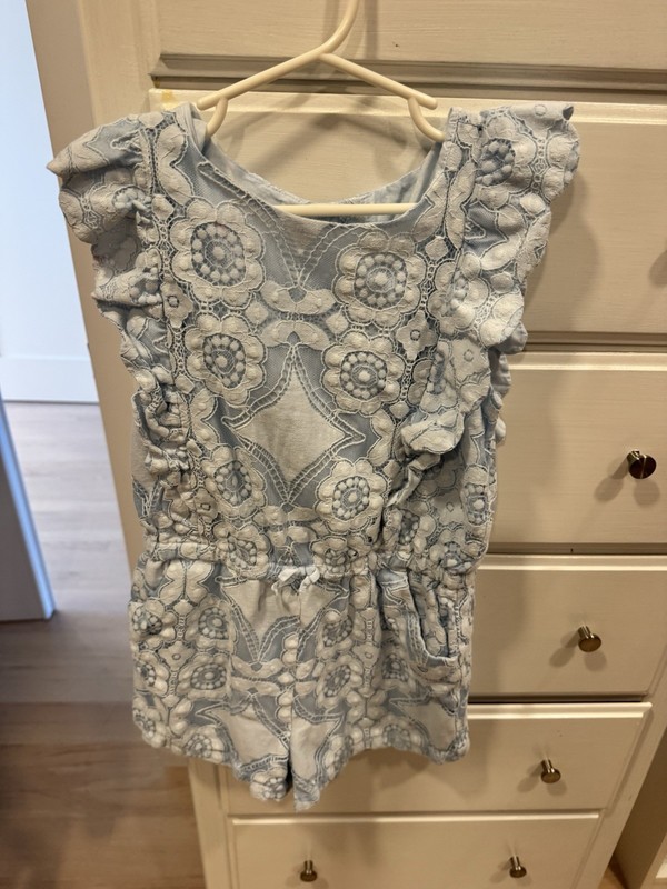 Janie and Jack Girls Romper Size 7