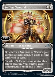 Selfless Samurai (Showcase) 312 Kamigawa: Neon Dynasty Foil