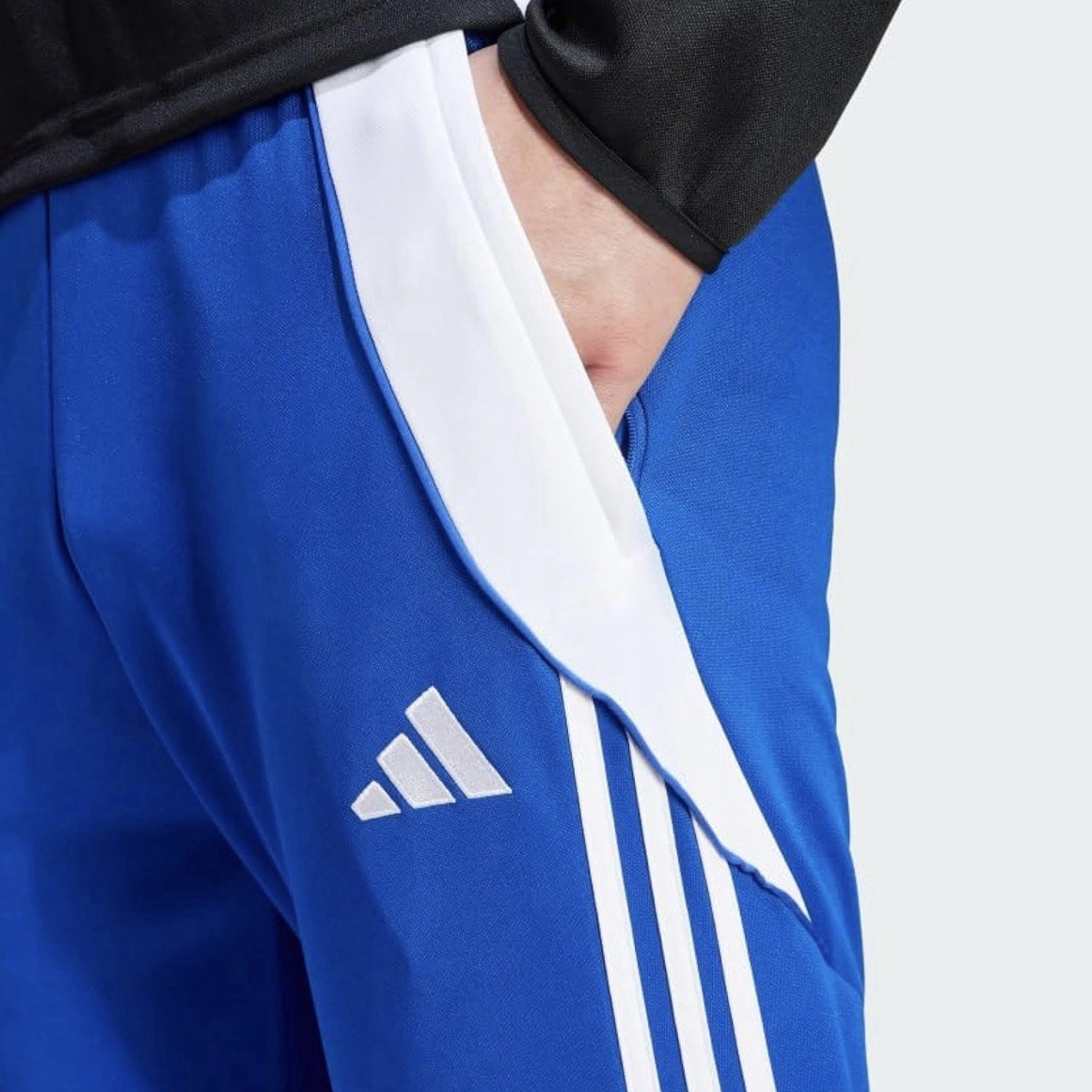 Adidas Tiro 24 NEW Training Pants Knit Soccer IV7265 Blue w/ White Mens Size L