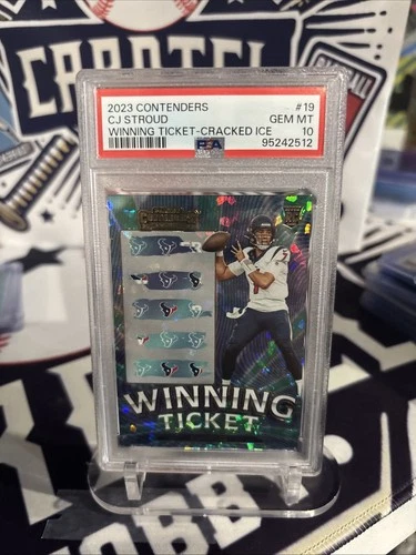 2023 Panini Contenders - Cracked Ice Winning Ticket #19 CJ Stroud /25 (RC) Texan