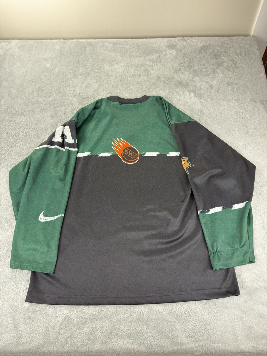 Vintage 90s Nike Team NHL Dallas Stars AOP Hockey Jersey Size XL