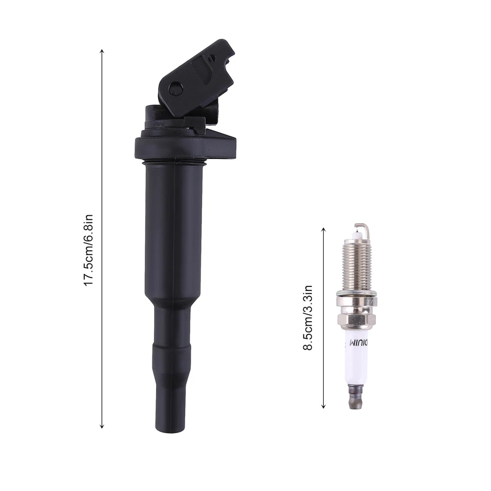 4 катушки зажигания и иридиевая свеча зажигания UF592 для BMW 228i 320i 328i 428i 528i 535i - Изображение 3 из 4