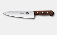 NEW Victorinox Wood Chef's Knife Extra Wide SS 8" Blade, Maple Handle 5.2060.20