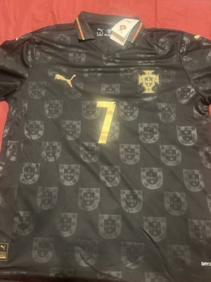 NEW!! Cristiano Ronaldo 25/26 Portugal Black Jersey WC Qualifiers LARGE