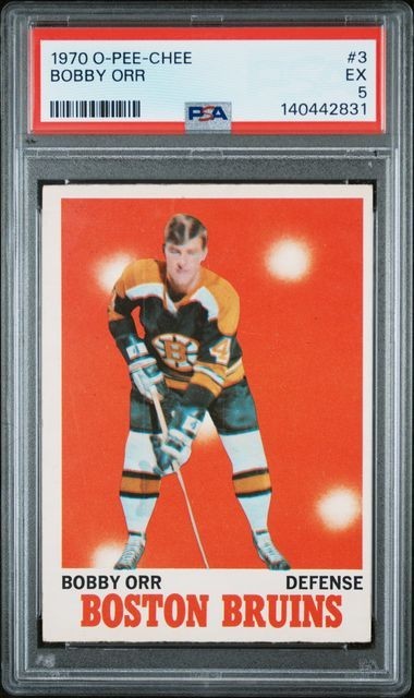 1970-71 O-Pee-Chee #3 Bobby Orr PSA 5 EX