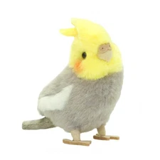 Yoshitoku Kotorinone Cockatiel Plush Toy Gray 180097