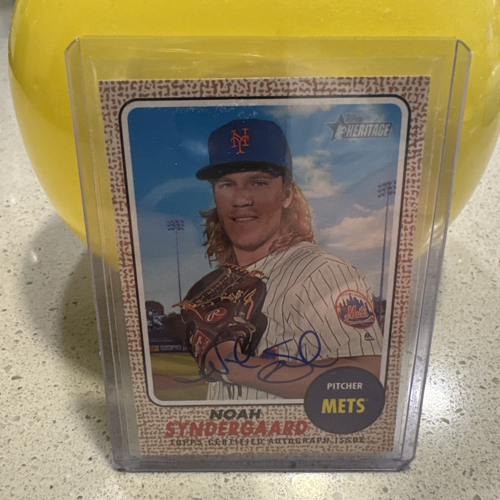 2017 Topps Heritage Real One Auto Noah Syndergaard #ROA-NS Auto