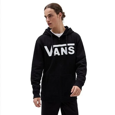 Vans Sweat À Capuche Homme Classic Full Zip - Y28 (NOIR/BLANC) - Photo 1/4