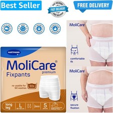 Fixpants, Washable Fixation Pants, Worn with Large Incontinence Pads, Long Le...