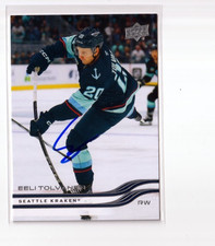 EELI TOLVANEN autographed SIGNED '25/26  SEATTLE KRAKEN 