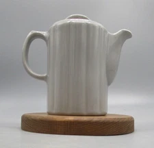 VTG Hall China Single Serve Ceramic Teapot Restaurant Ware Grey USA