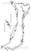 Hydraulikschlauch Lenkung Triscan 8516 16038 FüR Ford Focus 2 Turnier MAX DM2