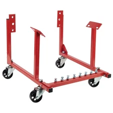 Rolling Engine Cradle Stand with Wheels, Fits Chevy V8 Small Block and Big Block