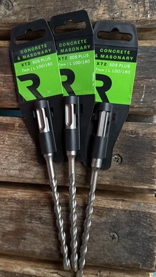 RIKA SDS Plus Bohrer 7 x 160 mm XT2 harte Spitze für Profi Steinhammer Bohren