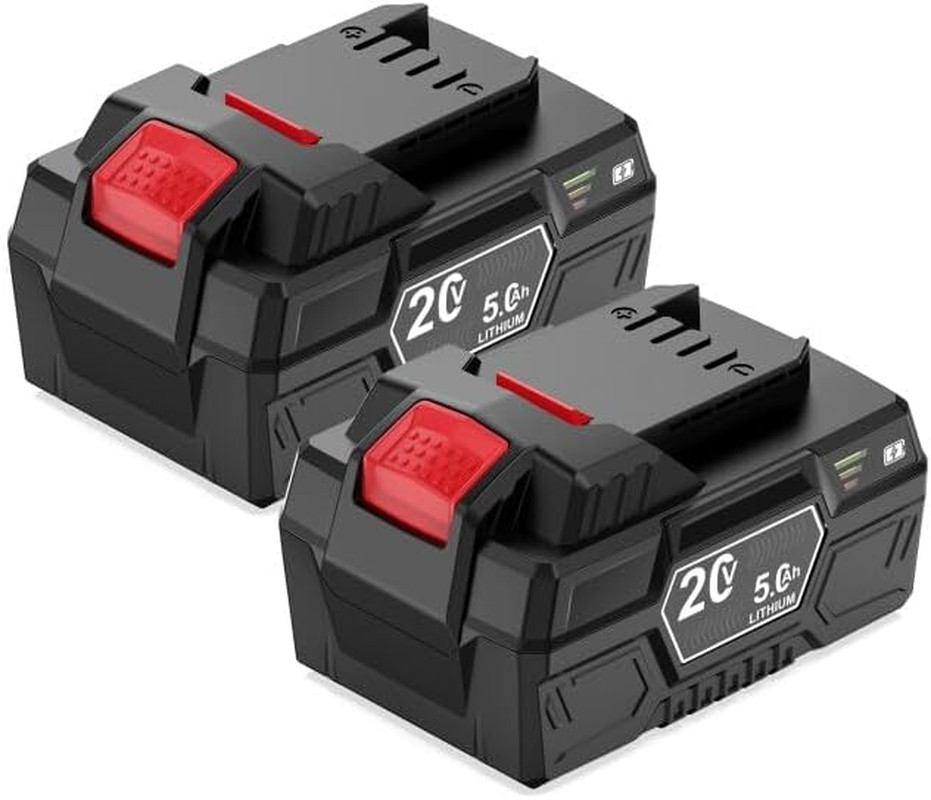 2x Batteria Parkside 20V 5Ah per Tagliaerba e Tagliasiepi X20V Team
