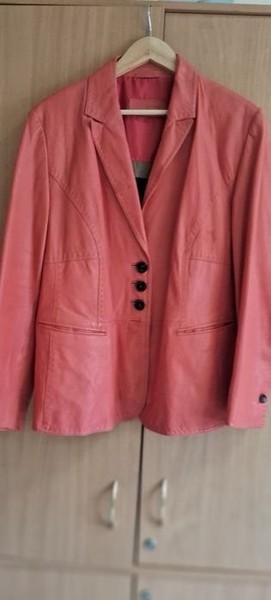 Women Betty Barclay Trench Coral Leather 48-50