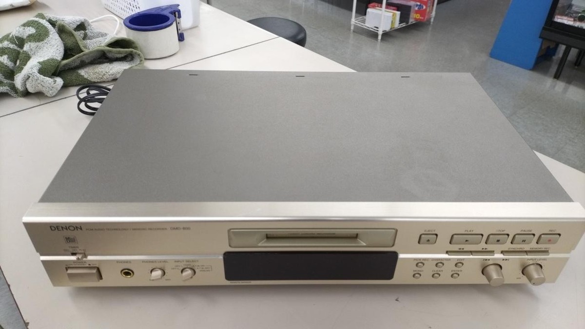 DENON MDプレーヤー DMD-800 DENON DMD-800 | MD Deck Recorder Player – Vintage Japan