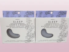 WEWELL SLEEP AROMATHERAPY UNDER EYE MASKS BOXED LOT OF 2