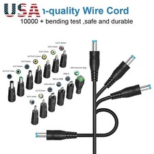 1.5M USB to DC 5.5x2 .1 DC Power Charging Cable with 13pcs DC Adapter Plug