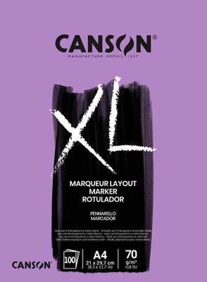 CANSON Skizzen- und Studienblock 'XL MARKER', DIN A4,
