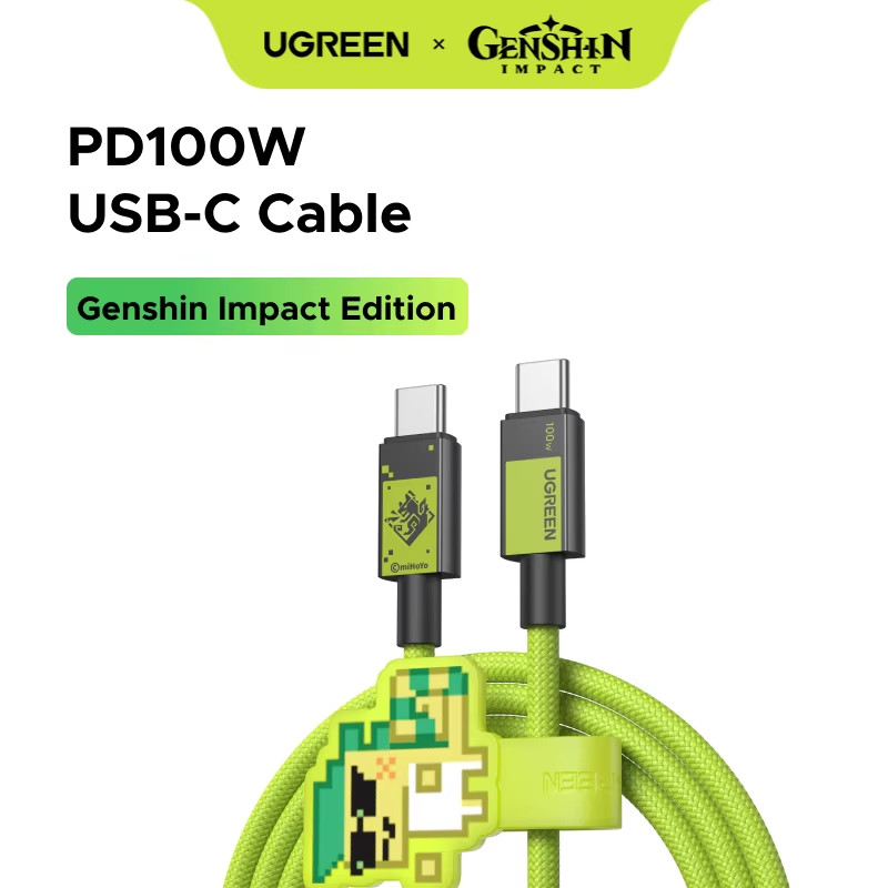 UGREEN Genshin Impact 100W USB-C Kabel PD Schnellladekabel Typ-C Kabel Samsung iPad