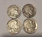 1936 Buffalo Nickel 4 Coins (Lot#2)