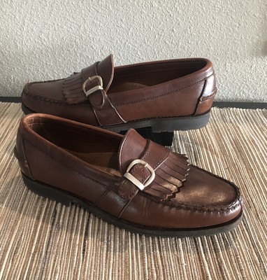 Allen Edmonds Loafers Mens 9D Brown Leather Kiltie Buckle  display picture 2