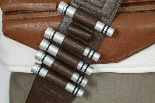 Mandalorian Belt Star Wars Cosplay Costume Leather Belt with Leg Gun & Holster - Picture 8 of 11