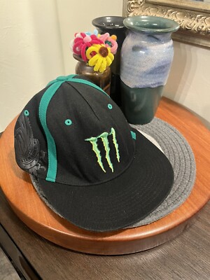 Vintage Y2K Monster Energy Army Flex Fit Hat (S-M)