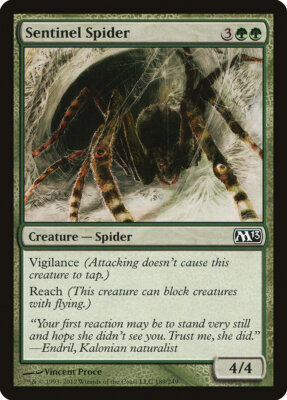 4x Sentinel Spider - NM/LP - Core Sets (M10-14) - SPARROW MAGIC