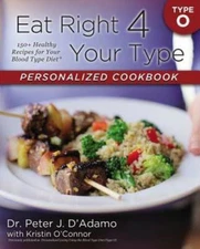 Eat Right 4 Your Type Personalized Cookbook Type O: 150+ Healthy Recipes  - GOOD