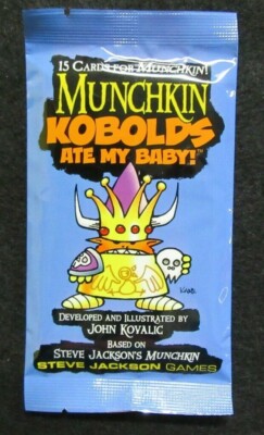 Munchkin Kobolds Ate My Baby! Booster Pack New Sealed