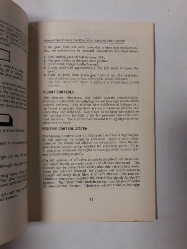 Mooney 1967 Super 21 Model M20E Owners Manual Numbers 670001 & On - Picture 7 of 12