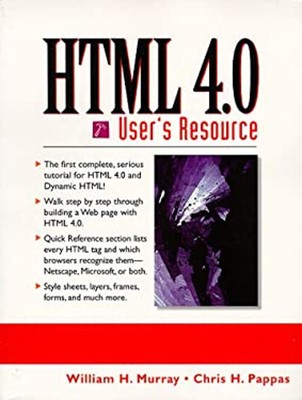 HTML 4.0 User's Resource Paperback Chris H., Murray, William H. P
