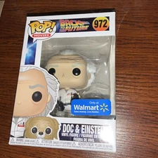 Funko Pop Movies #972 Doc & Einstein BTTF Back to the Future Walmart Exclusive