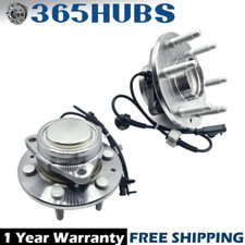 2 Front Wheel Bearing Hub 07-13 Chevrolet Avalanchesilverado 1500 Rwd