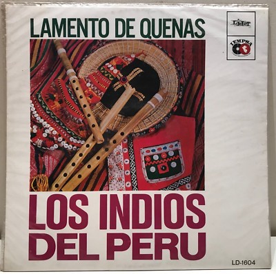 Trio Los Indios Del Peru ''Lamento De Quenas'' LP Lider LD-1604 Import