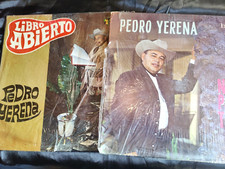 PEDRO YERENA "Libro Abierto" "Naci Pari Ti" Original Press Norteno 2 Lp's Record