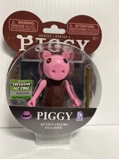 ROBLOX PIGGY LOT OF 2 - SERIES 1 Action Figure 3.5" with DLC ITEMS   🐷Sealed!