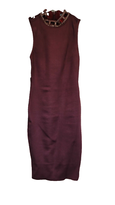 Wow Couture Bodycon Spandex Wine Burgundy Bandage Dress Small New Without  Tag | eBay