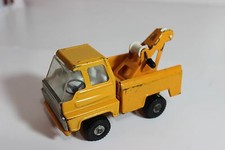 Vintage Japan Pressed Steel Mini Tow Truck Yellow, nice