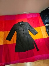 Aquascutum Trench Coat Navy Blue (women's Small)