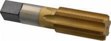 Made in USA 1-1/2 - 12 UNF H4 6-Flute TiN Finish HSS Straight Flute Standard ...