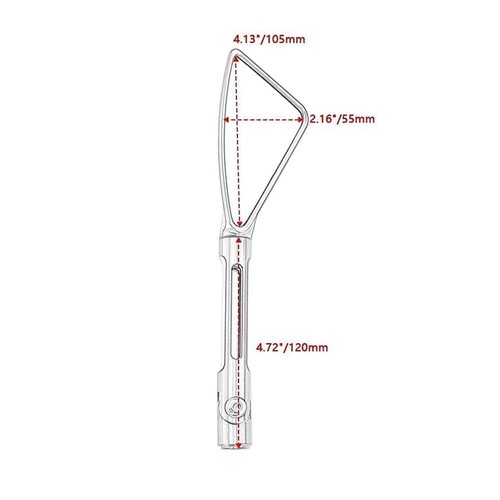 2x Gold Motorcycle Rear View Mirrors For Yamaha MT-03 MT-07 MT-09 MT-10 XJ6N XJR - Foto 2 di 9