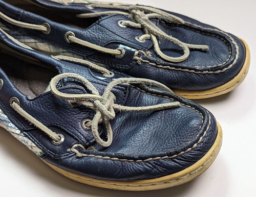 Sperry Top-Sider Denim Blue Boat Shoes 