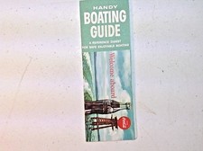 Vintage COCA-COLA Handy Boating Guide-Brochure-Circa 1960-Coke Advertising